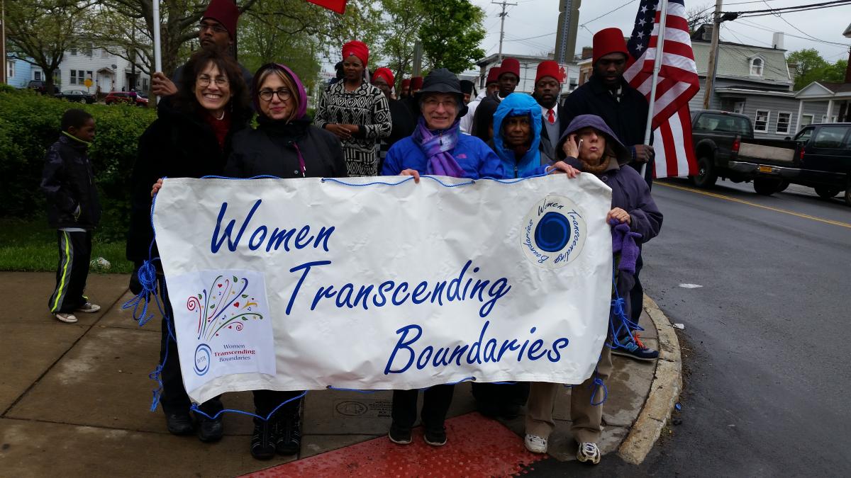 Joining a prayer walk in support of new Americans on Syracuse's North Side